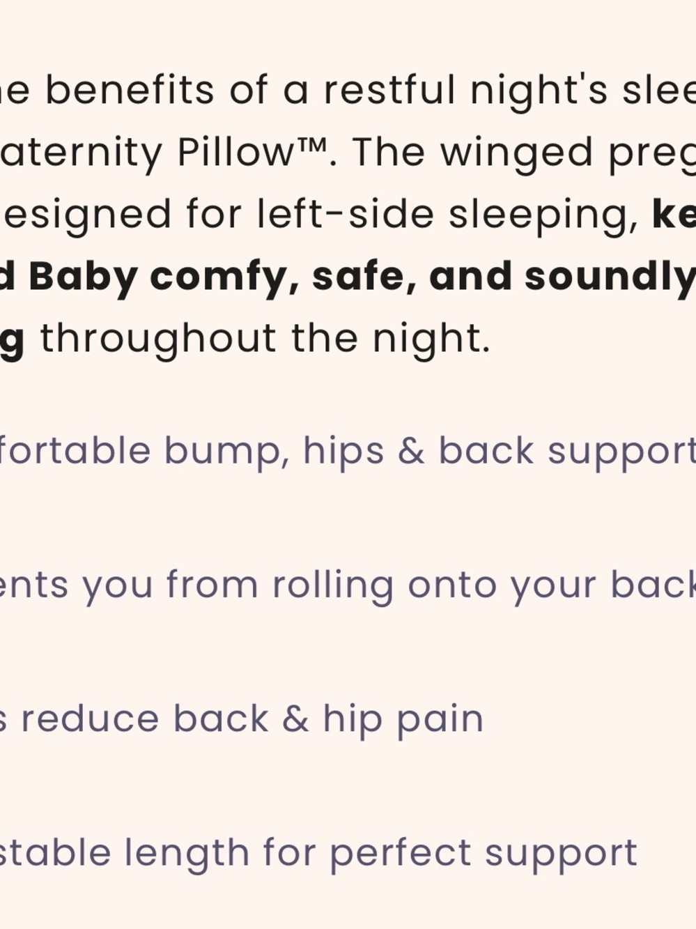 Babybub Pregnancy Pillow - Picture 7 of 9